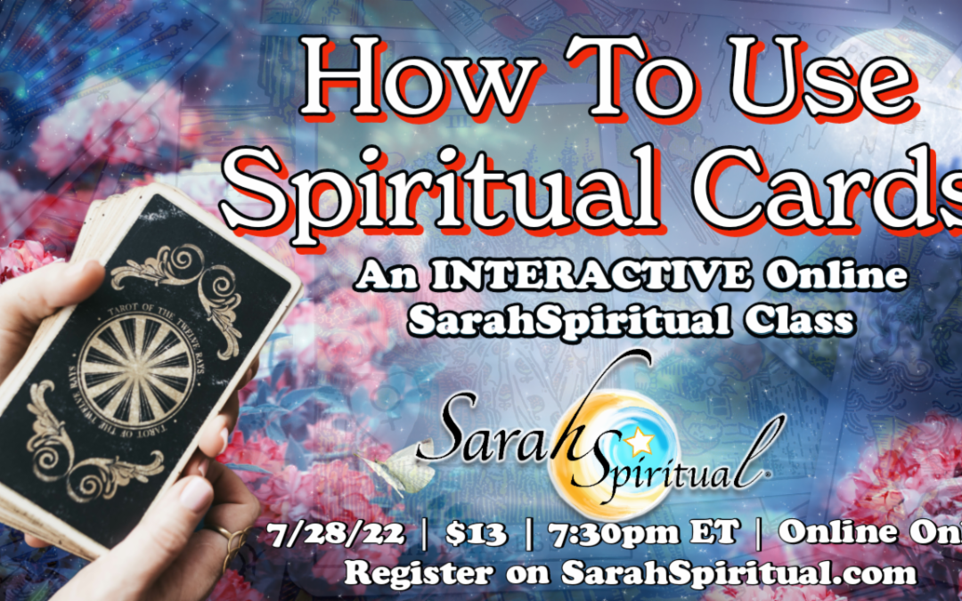 How To Use Spiritual Cards Class