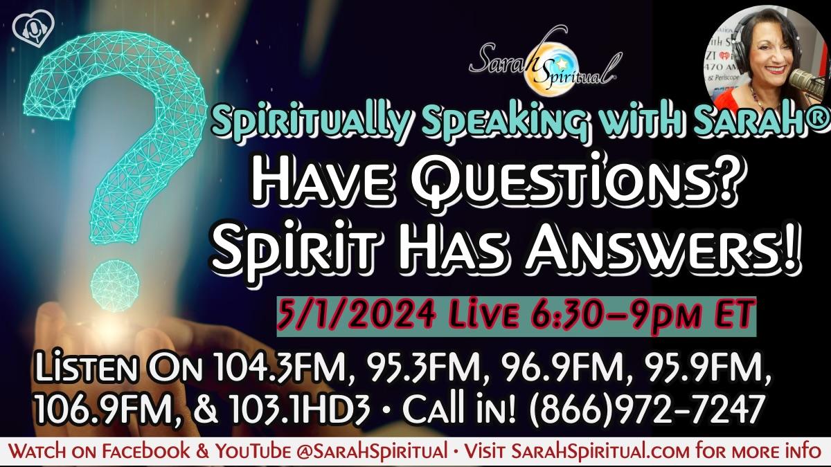 SSR 726 Have Questions Spirit Has Answers